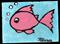 Art: Pink Fish by Artist PJ Gorman
