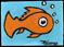 Art: Orange Fish by Artist PJ Gorman
