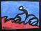 Art: Mountain Biker (sold) by Artist PJ Gorman