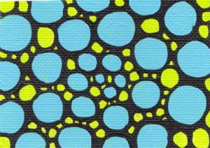 Detail Image for art Zen Meditation circle ATC (sold)