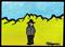 Art: George Okeefe (sold) by Artist PJ Gorman