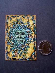 Detail Image for art The Greenman ~ Sold
