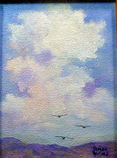 Art: Clouds by Artist Barbara Haviland