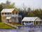 Art: House at Bob Sandlin Lake by Artist Barbara Haviland