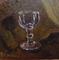Art: Glass on Brown miniature by Artist Barbara Haviland