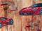Art: Ferrari Fervor by Artist Karen Lynn Evans