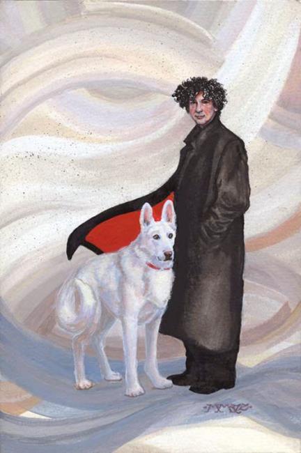 Art: Cabal and his Master by Artist Madeline Carol Matz