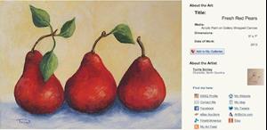 Detail Image for art Fresh Modern Pears