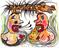 Art: Potato Women Sucking On Porcupine Quills by Artist Elisa Vegliante