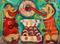 Art: Donut Eaters by Artist Elisa Vegliante
