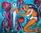 Art: The Great Jellyfish Massacre by Artist Elisa Vegliante