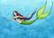 Art: Mermaid Swimming 8 by Artist Hiroko Reaney