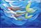 Art: Mama and Me, Swimming In the Sea by Artist Hiroko Reaney