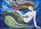 Art: Coral Flower and Pearls Mermaid by Artist Hiroko Reaney