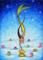 Art: Pearl Diver Mermaid by Artist Hiroko Reaney