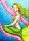 Art: Star Coral Mermaid 2 by Artist Hiroko Reaney