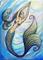 Art: Rainbow Mermaid by Artist Hiroko Reaney