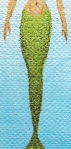 Detail Image for art Mermaid Rising (Canvas Panel) #1