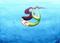 Art: Mermaid Swimming 7 by Artist Hiroko Reaney
