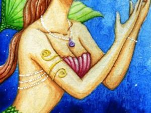 Detail Image for art Mermaid and Angelfish