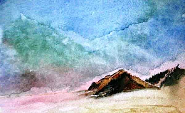 Art: Alps of Dreams - sold by Artist Shari Lynn Schmidt
