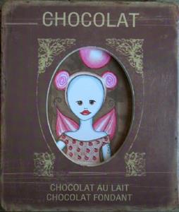 Detail Image for art Chocolate Cherry Mouse Fairy-Sold