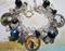 Art: Happy New Year! Altered Art Charm Bracelet ooak by Artist Lisa  Wiktorek