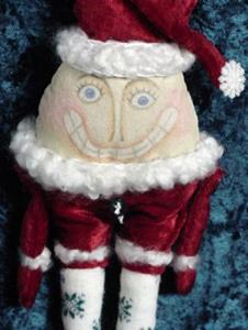 Detail Image for art Humpty Dumpty Santa