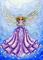 Art: Flower Shower Angel by Artist Hiroko Reaney