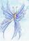 Art: Above the Clouds Butterfly Fairy (Metallics/Blue) by Artist Hiroko Reaney