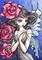Art: Romantic Rose Mermaid by Artist Hiroko Reaney