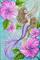 Art: Sparkles and Pink Hibiscus Mermaid by Artist Hiroko Reaney