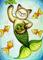 Art: Vegetarian Merkitty by Artist Hiroko Reaney