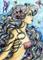 Art: Plumerias In My Hair - Mermaid by Artist Hiroko Reaney
