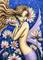 Art: Starlit Sky & Lilies Mermaid by Artist Hiroko Reaney