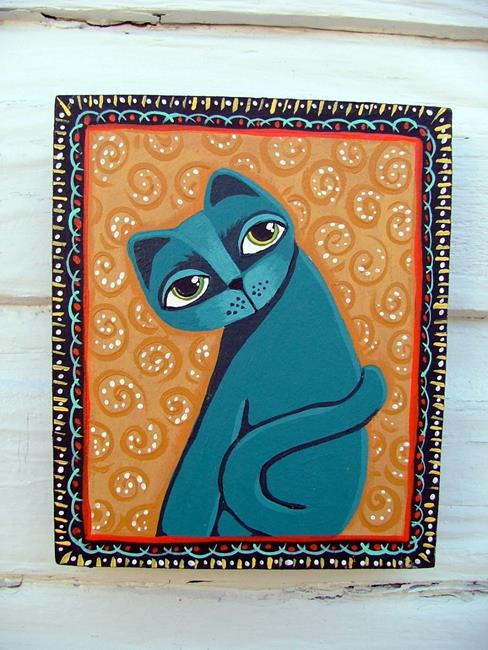 Art: Shy Blue by Artist Cindy Bontempo (GOSHRIN)