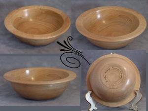 Detail Image for art Mahogany Wood Bowl