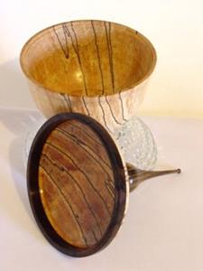Detail Image for art Black-line Spalted Maple & Ziricote Wood Box