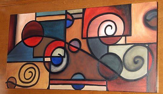 Art: Scrollicious No. 0075 by Artist Karen Elizabeth  Bauguess