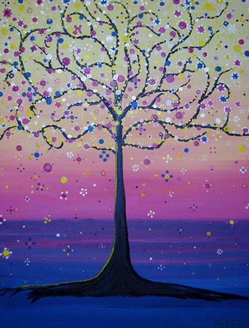 Art: Tree of Inspirations by Artist Stacey R. Zimmerman