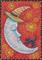 Art: CAT ON THE MOON RUG by Artist Susan Brack
