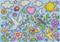 Art: SPRING HAS SPRUNG - Textile Needlwork Rug by Artist Susan Brack