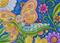 Art: BUTTERFLY CHOCOLATES RUG Needlepoint Tapestry by Artist Susan Brack