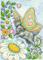 Art: SCOTTY IN MY GARDEN by Artist Susan Brack