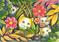Art: MY CAT'S SECRET GARDEN by Artist Susan Brack