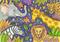 Art: JUNGLE PARTY by Artist Susan Brack