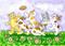 Art: PUPS VS KITTENS by Artist Susan Brack