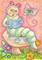 Art: READING A BUTTERFLY STORY by Artist Susan Brack