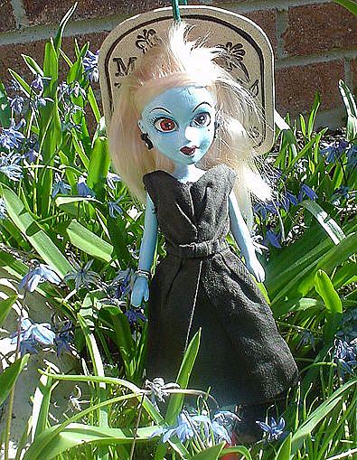 Art: Blue Zombie by Artist Noelle Hunt