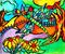 Art: Dragonfly's Garden by Artist Chris Jeanguenat